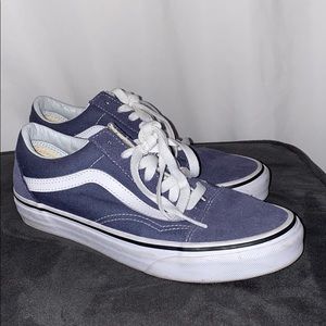 Women’s Blue/Purple Old Skool Vans - Size 6.5